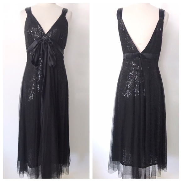 Designer David Nixon Cocktail Midi Dress 8 - Picture 2 of 6